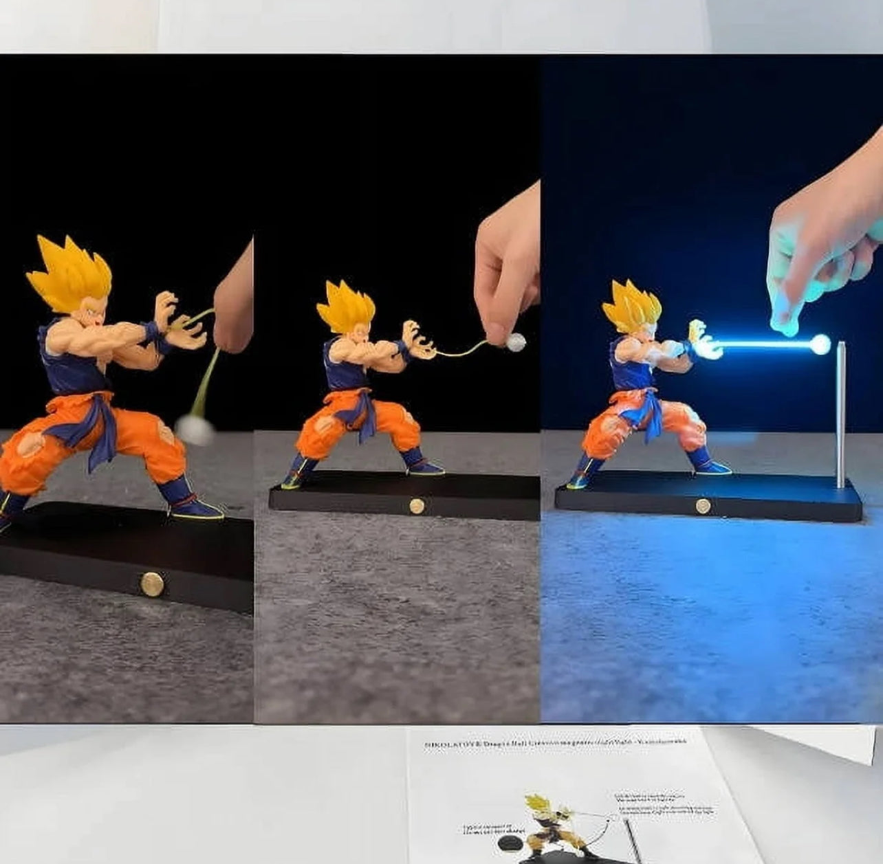 Super Saiyan Magnetic Led Night Light – KAMEHAMEHA